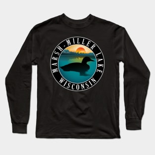 Marsh-Miller Lake Wisconsin Loon Long Sleeve T-Shirt